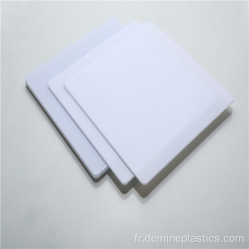 Feuille de diffuseur Panneau de polycarbonate blanc laiteux